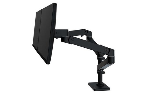 Support écran de bureau - 2 écrans - Noir - Ergotron LX Pro Series 45-690-292