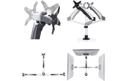Support écran de bureau - 1 écran - Argent - StarTech 1MP1ACG-MONITOR-ARM