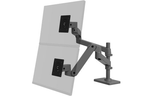 Support écran de bureau - 2 écrans - Gris - Ergotron LX Pro Series 45-690-293