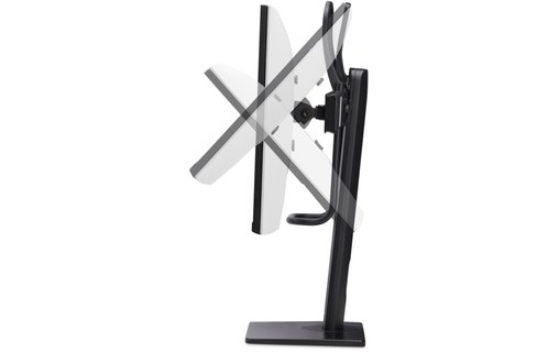 Support écran de bureau - 2 écrans - Noir - StarTech 2MC1S-MONITOR-STAND