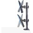 Support écran de bureau - 2 écrans - Noir - StarTech H2MPV-MONITOR-MOUNT