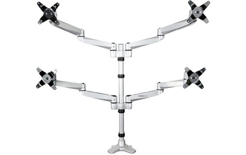 StarTech.com Bras pour écran PC à 4 affichages - Multidirectionnel