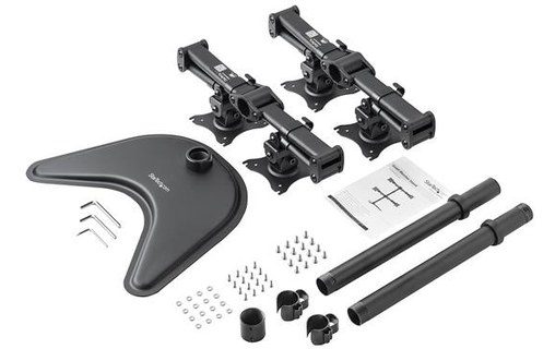 Support écran - 4 écrans - Noir - StarTech ARMBARQUAD