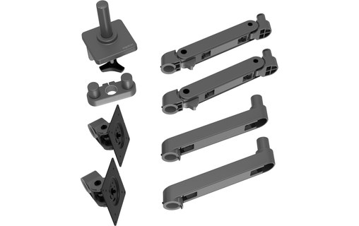 Support écran de bureau - 2 écrans - Gris - Ergotron LX Pro Series 45-686-293