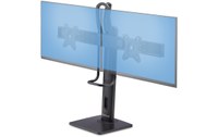 Support écran de bureau - 2 écrans - Noir - StarTech 2MC1S-MONITOR-STAND