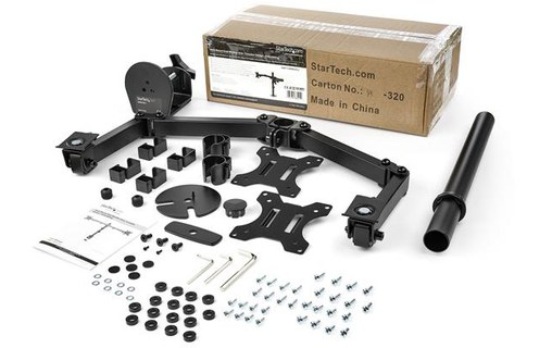 StarTech.com Bras pour écran PC à double affichage en aluminium - Articulé