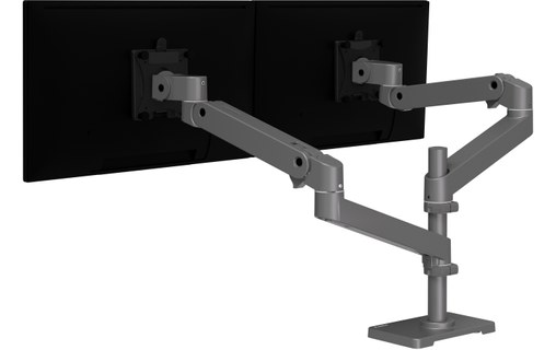 Support écran de bureau - 2 écrans - Gris - Ergotron LX Pro Series 45-690-293