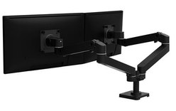 Support écran de bureau - 2 écrans - Noir - Ergotron LX Pro Series 45-686-292