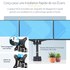 Support écran de bureau - 3 écrans - Noir - StarTech 3MP2AG-MONITOR-ARM