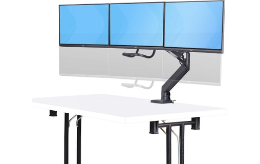 Support écran de bureau - 3 écrans - Argent - StarTech 3M1A3SG-MONITOR-ARM