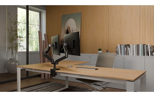 Support écran de bureau - 2 écrans - Noir - Ergotron LX Pro Series 45-686-292
