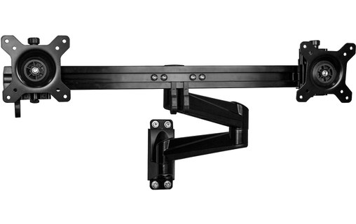 StarTech.com Support mural pour deux écrans - Bras articulés