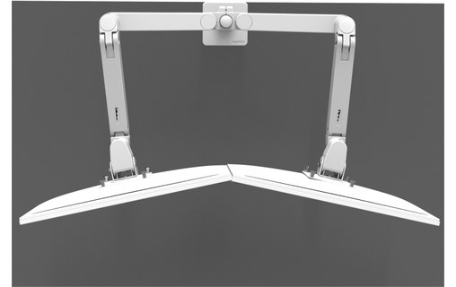Support écran de bureau - 2 écrans - Blanc - Ergotron LX Pro Series 45-686-290