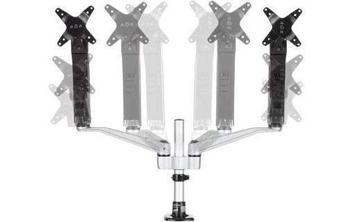 Support écran de bureau - 2 écrans - Argent - StarTech ARMDUAL30