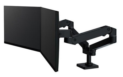Support écran de bureau - 2 écrans - Noir - Ergotron LX Pro Series 45-686-292
