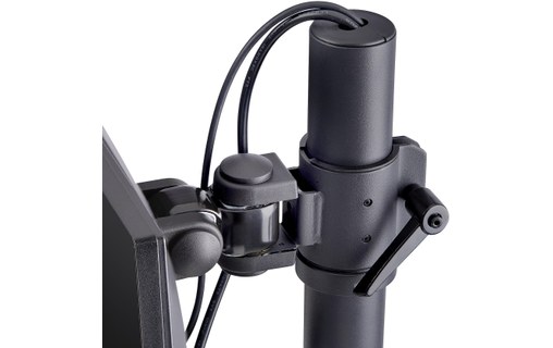 Support écran de bureau - 2 écrans - Noir - StarTech H2MPV-MONITOR-MOUNT