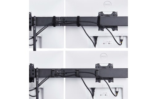 Support écran de bureau - 3 écrans - Argent - StarTech 3M1A3SG-MONITOR-ARM