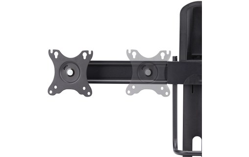 Support écran de bureau - 2 écrans - Noir - StarTech 2MC1S-MONITOR-STAND