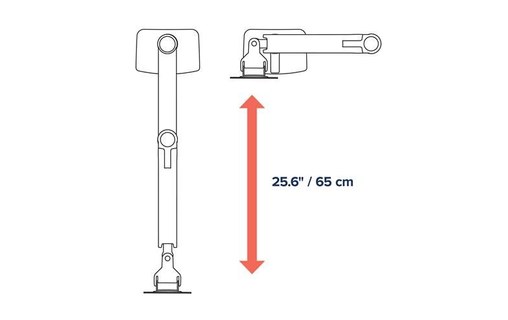 Ergotron LX Series 45-492-216 support d'écran plat pour bureau 61 cm (24") Blanc
