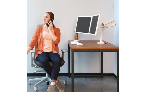 Ergotron LX Series 45-492-216 support d'écran plat pour bureau 61 cm (24") Blanc