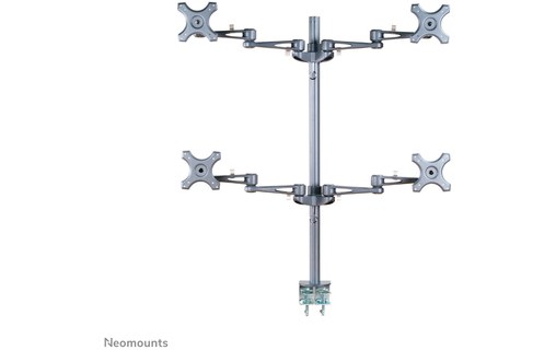 Bras articulé - 4 écrans - Argent - Neomounts FPMA-D935D4