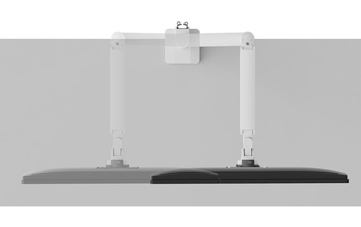 Support écran de bureau - 1 écran - Blanc - Neomounts DS70-250WH1
