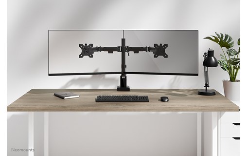 Bras articulé - 2 écrans - Noir - Neomounts DS60-600BL2