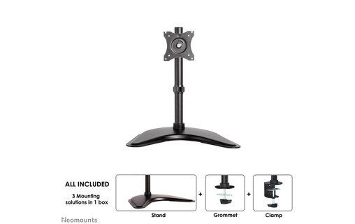 Support écran de bureau - 1 écran - Noir - Neomounts NM-D335BLACK