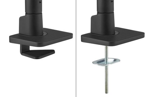 Support écran de bureau - 2 écrans - Noir - Neomounts DS75S-950BL2