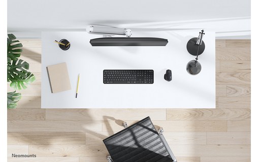 Support écran de bureau - 1 écran - Blanc - Neomounts DS70-450WH1