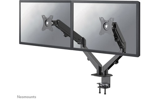 Support écran de bureau - 2 écrans - Noir - Neomounts DS70-700BL2