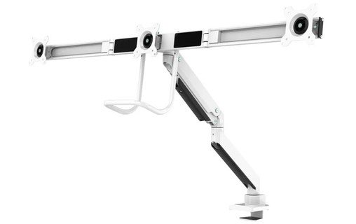 Bras articulé - 3 écrans - Blanc - Neomounts NM-D775DX3WHITE
