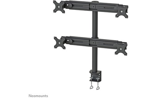 Bras articulé - 4 écrans - Noir - Neomounts FPMA-D700D4