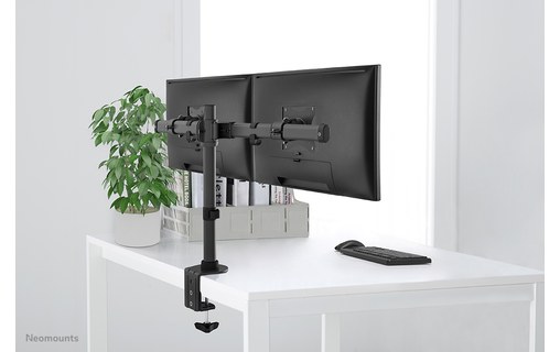Support écran de bureau - 2 écrans - Noir - Neomounts FPMA-DCB100DBLACK