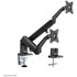 Bras articulé - 2 écrans - Noir - Neomounts DS70-810BL2