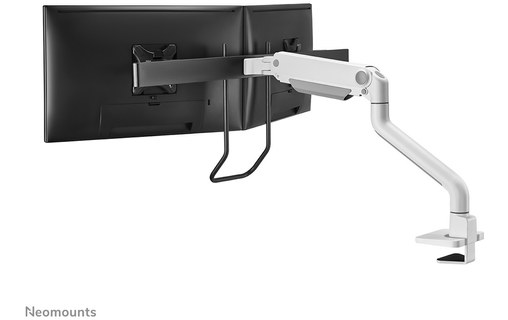 Support écran de bureau - 2 écrans - Blanc - Neomounts DS75S-950WH2