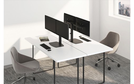 Support écran de bureau - 2 écrans - Noir - Neomounts FPMA-D865DBLACK