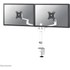 Bras articulé - 2 écrans - Blanc - Neomounts DS60-425WH2