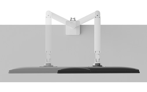 Support écran de bureau - 1 écran - Blanc - Neomounts DS70-250WH1