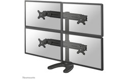 Support écran de bureau - 4 écrans - Noir - Neomounts FPMA-D700DD4