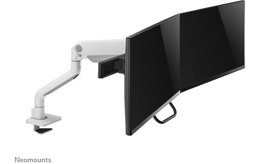Support écran de bureau - 2 écrans - Blanc - Neomounts DS75S-950WH2