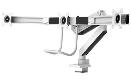 Bras articulé - 3 écrans - Blanc - Neomounts NM-D775DX3WHITE