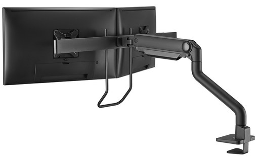 Support écran de bureau - 2 écrans - Noir - Neomounts DS75S-950BL2