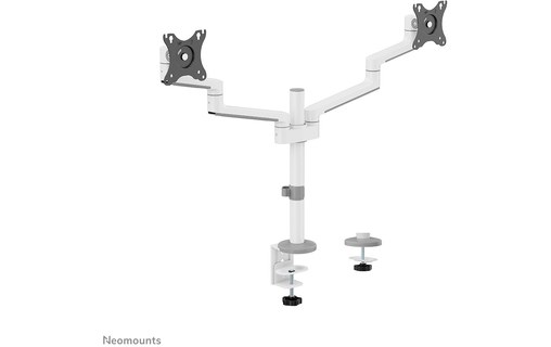 Bras articulé - 2 écrans - Blanc - Neomounts DS60-425WH2