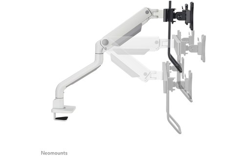 Support écran de bureau - 2 écrans - Blanc - Neomounts DS75S-950WH2