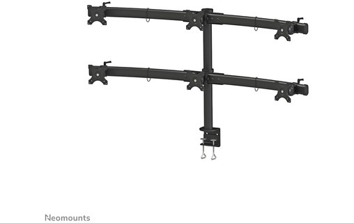 Support écran de bureau - 6 écrans - Noir - Neomounts FPMA-D700D6