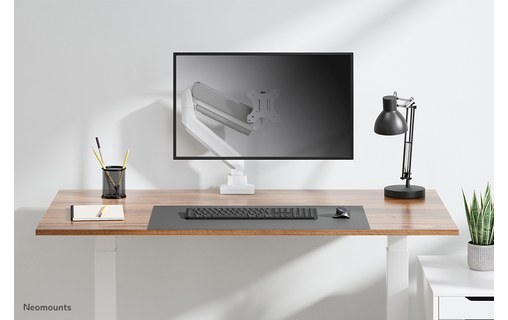 Support écran de bureau - 1 écran - Blanc - Neomounts DS70-450WH1