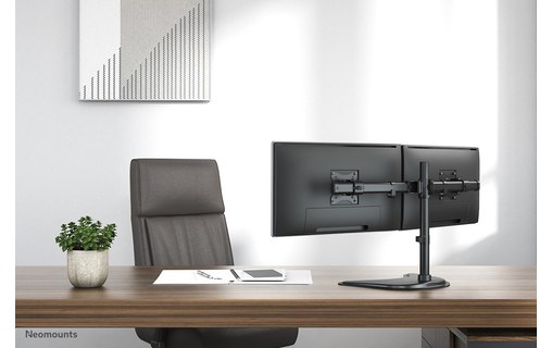 Support écran de bureau - 2 écrans - Noir - Neomounts NM-D335DBLACK