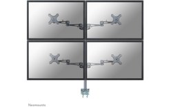 Bras articulé - 4 écrans - Argent - Neomounts FPMA-D935D4