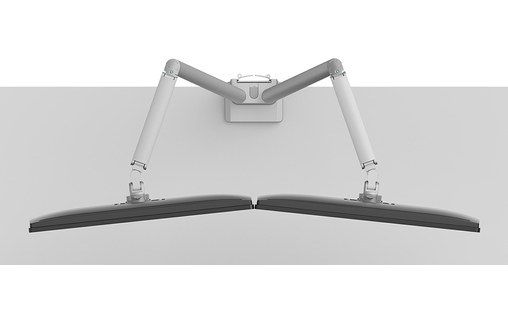 Support écran de bureau - 2 écrans - Argent - Neomounts DS70-250SL2